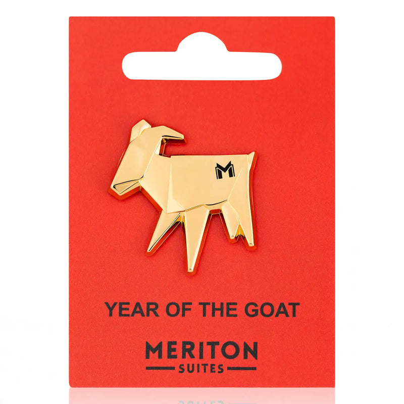 Meriton Suites Lunar New Year Goat Pin by Shop Meriton Suites. Shop Meriton Suites