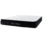 Mattress with SuiteDreams branding on a white background