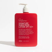 We Are Feel Good Inc Signature SPF 50+ Sunscreen – 400ml by We are feel good Inc.. Shop Meriton Suites