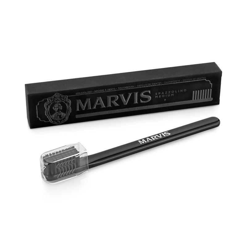 Marvis Medium Bristle Toothbrush (Black)