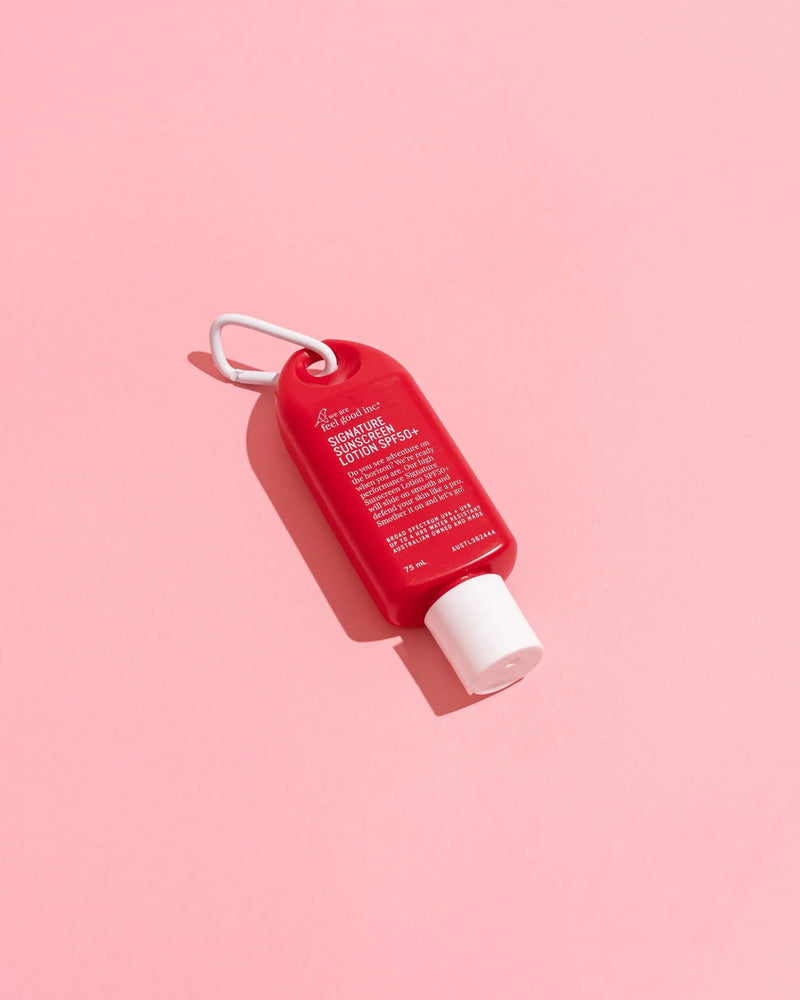 We Are Feel Good Inc Signature SPF 50+ Sunscreen – 75ml by We are feel good Inc.. Shop Meriton Suites