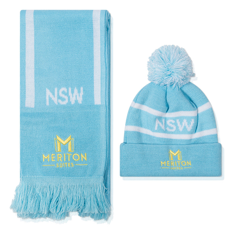 NSW Supporter Scarf & Beanie Bundle