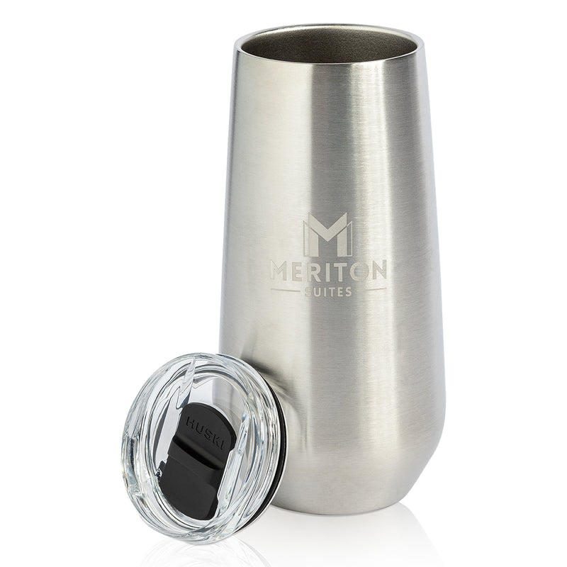 Huski X Meriton Suites Champagne Flute (Silver)