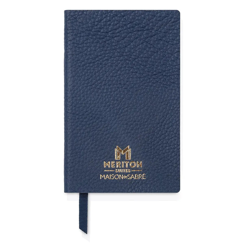 Maison de Sabré X Meriton Suites Leather Notebook (Blue A6) by MAISON de SABRE. Shop Meriton Suites