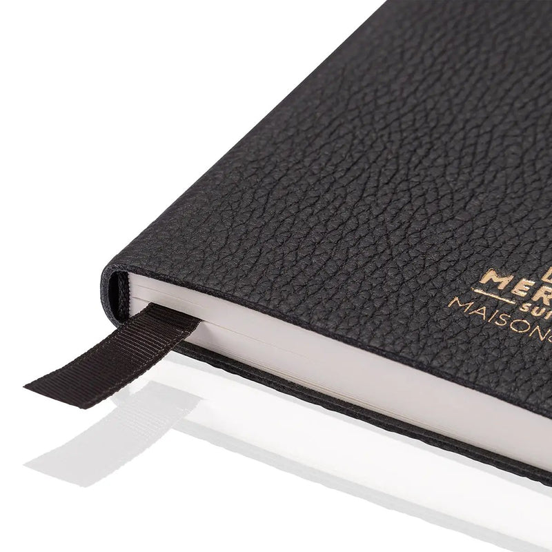 Maison de Sabré X Meriton Suites Leather Notebook (Black A5) by MAISON de SABRE. Shop Meriton Suites