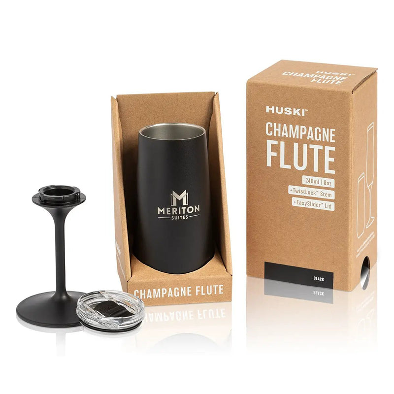 Huski X Meriton Suites Champagne Flute (Black) by Huski. Shop Meriton Suites