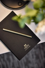 Maison de Sabré X Meriton Suites Leather Notebook (Black A5) by MAISON de SABRE. Shop Meriton Suites