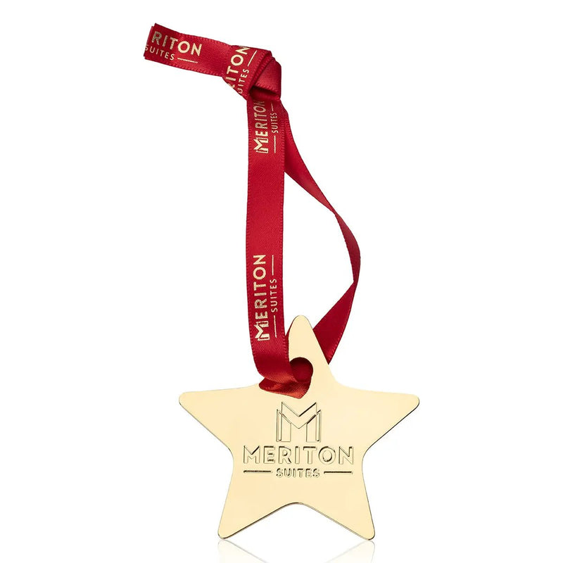 Gold Star Christmas Tree Ornament by Shop Meriton Suites. Shop Meriton Suites