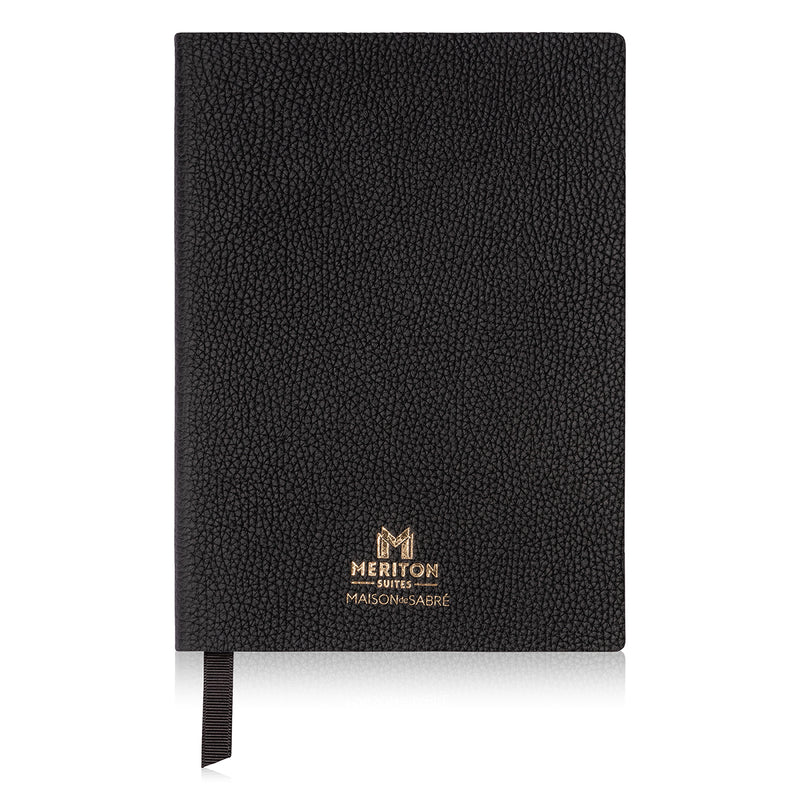 Maison de Sabré X Meriton Suites Leather Notebook (Black A5)