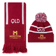 QLD Supporter Scarf & Beanie Bundle by Shop Meriton Suites. Shop Meriton Suites