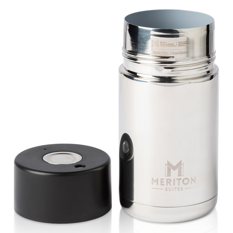 Meriton Suites Reusable Cup 355ml Chrome