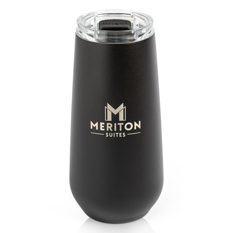 Huski X Meriton Suites Champagne Flute (Black)