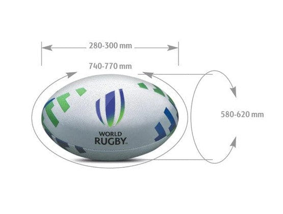 Gilbert X Meriton Suites Rugby Union Ball Size 5
