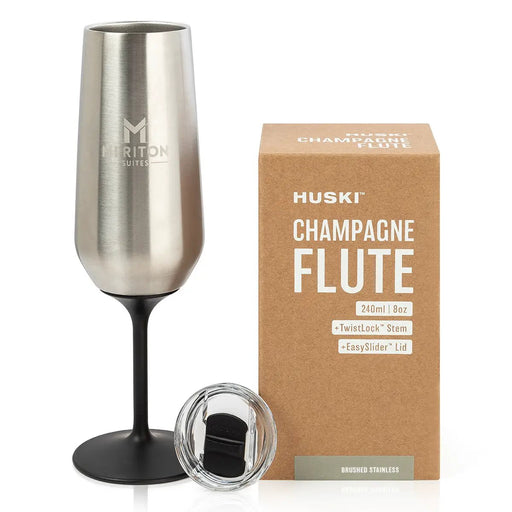 Huski X Meriton Suites Champagne Flute (Silver) by Huski. Shop Meriton Suites