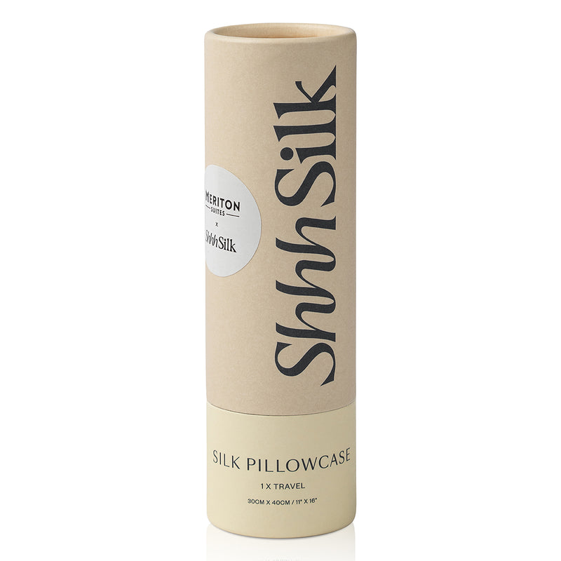 Shhh Silk X Meriton Suites Travel Pillowcase
