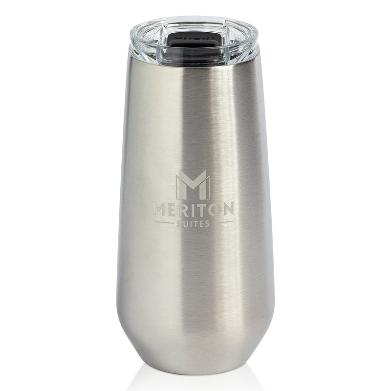 Huski X Meriton Suites Champagne Flute (Silver)