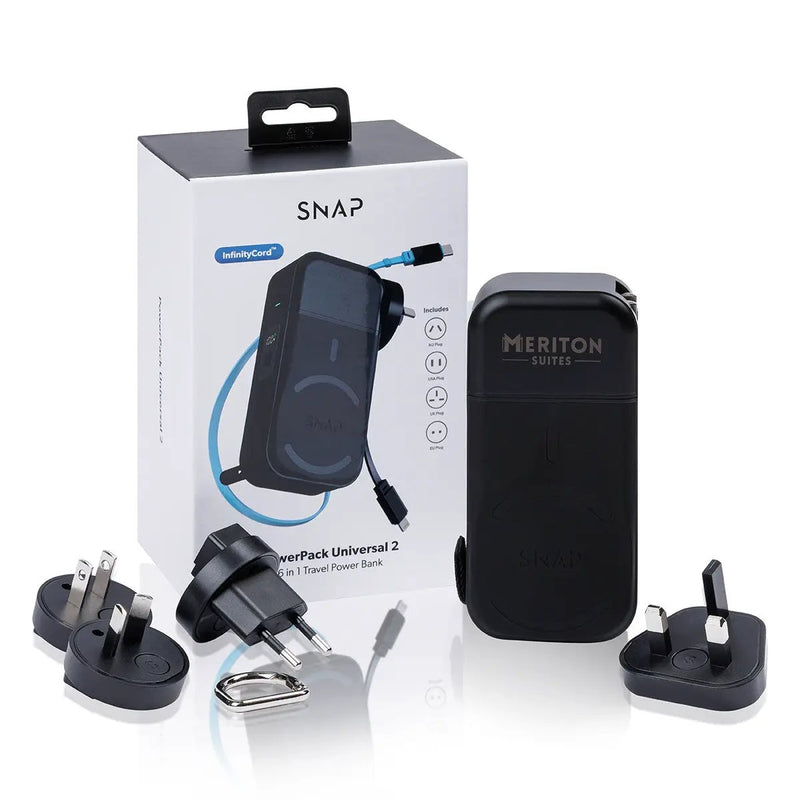 SnapWirless PowerPack Universal 2 - 6 in 1 Travel Power Bank by SNAP Wireless. Shop Meriton Suites
