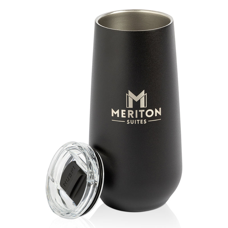 Huski X Meriton Suites Champagne Flute (Black)