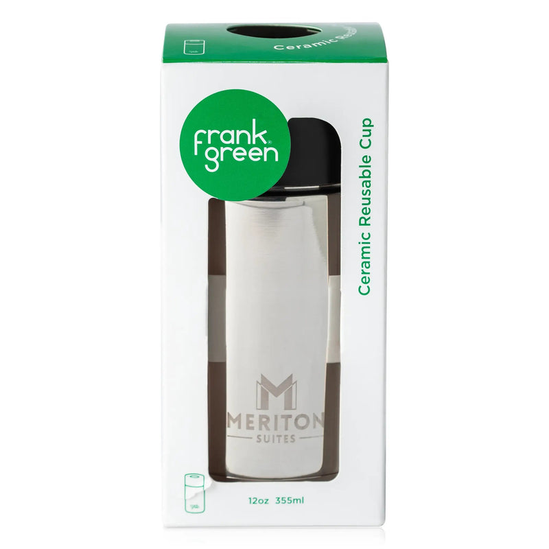 Meriton Suites Reusable Cup 355ml Chrome by Frank Green. Shop Meriton Suites