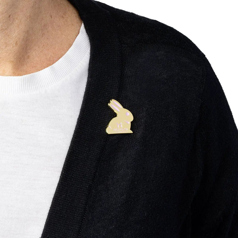Meriton Suites Easter Bunny Pin by Shop Meriton Suites. Shop Meriton Suites