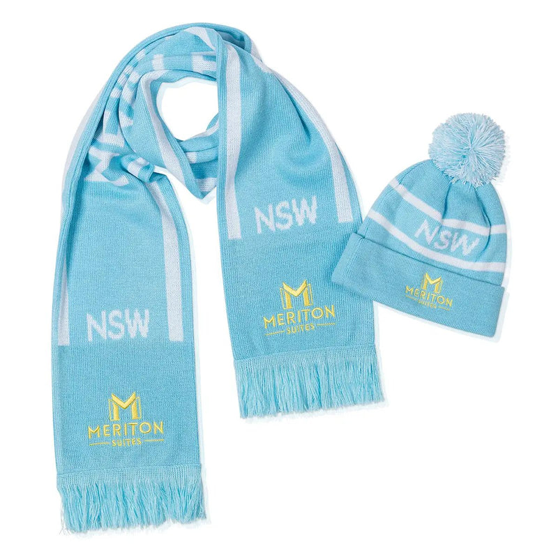NSW Supporter Scarf & Beanie Bundle by Shop Meriton Suites. Shop Meriton Suites