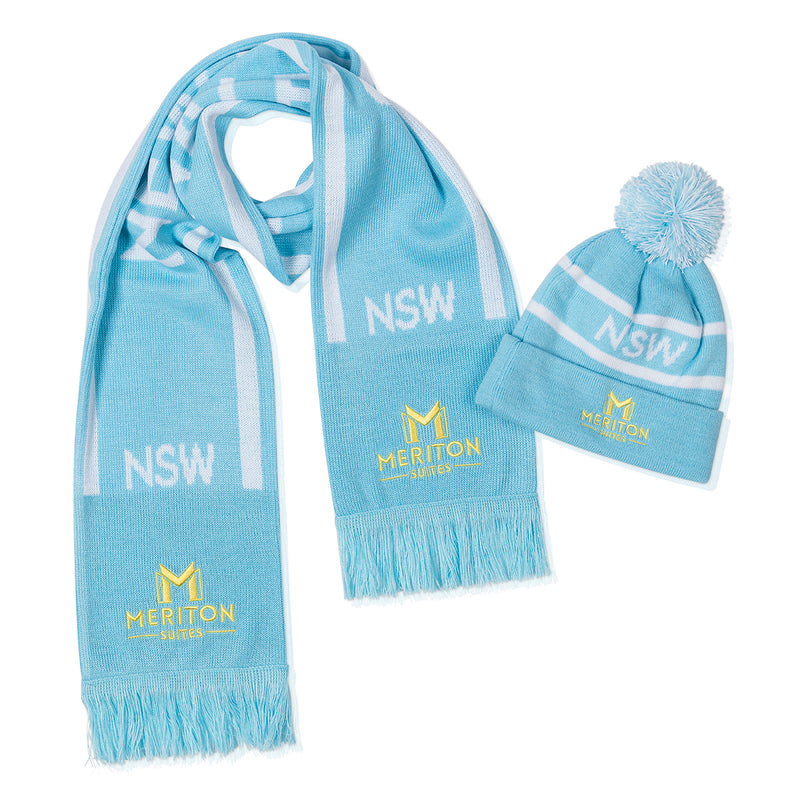 NSW Supporter Scarf & Beanie Bundle