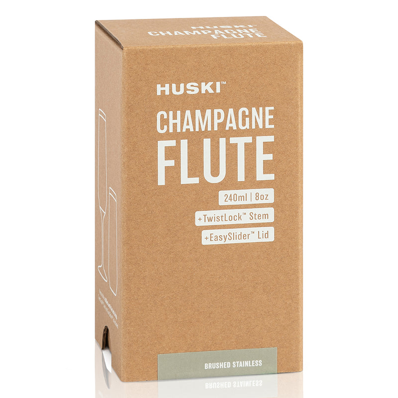 Huski X Meriton Suites Champagne Flute (Silver)