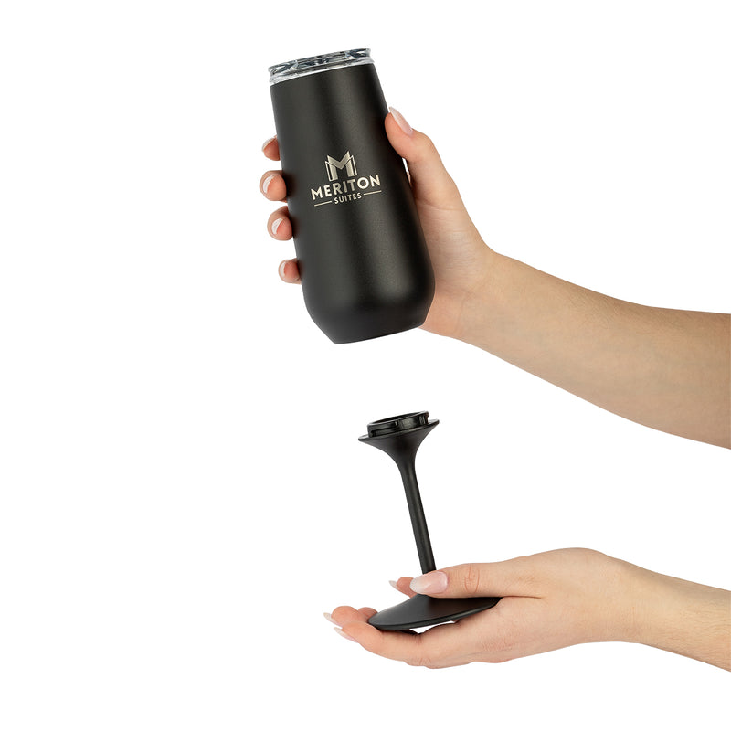 Huski X Meriton Suites Champagne Flute (Black)